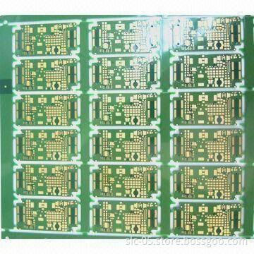 Communications High-frequency Rogers HASL 4-layer High-TG PCB, 18 to 40um Plating Hole